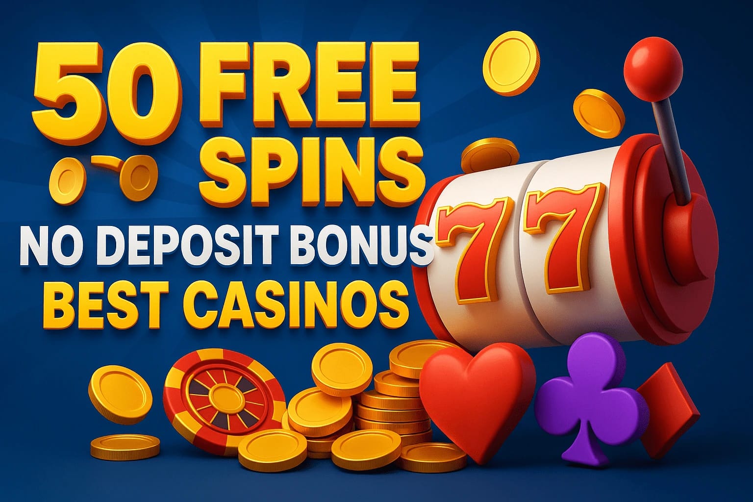 50 Free Spins No Deposit Bonus: Best Casinos